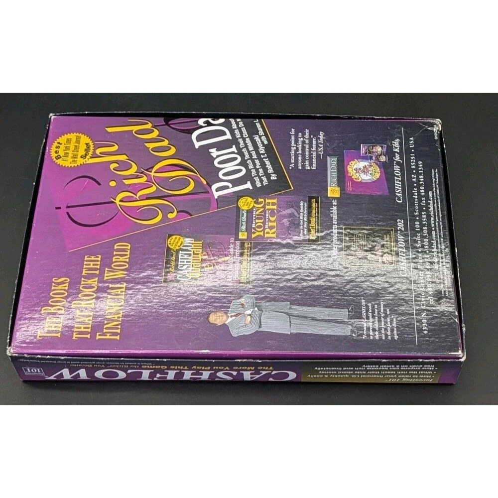 Rich Dad Poor Dad Cashflow Investing 101 Board Game Complete